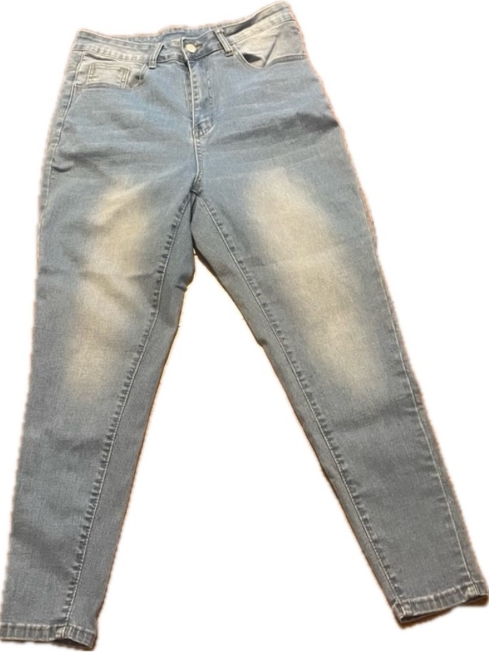 SHEIN Blue High Rise Jeans Classic Style